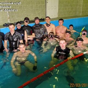 Последние тренировки в морской пехоте, перед открытой водой.
