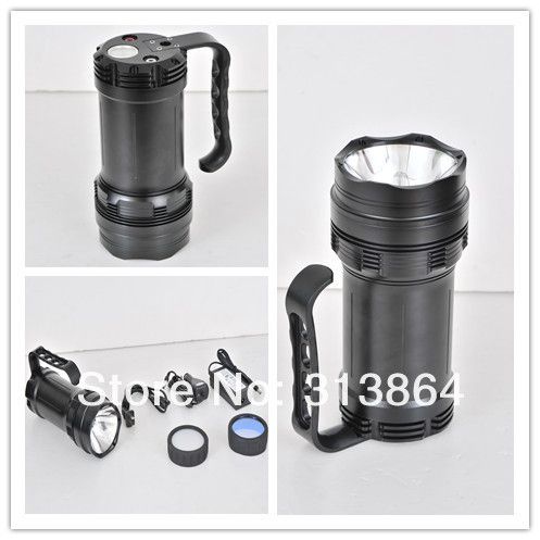 20113 Summer Promotion Professional HID Scuba Diving Torch 35W 2700LM Underwater Hunting Flashlight 6600mAh