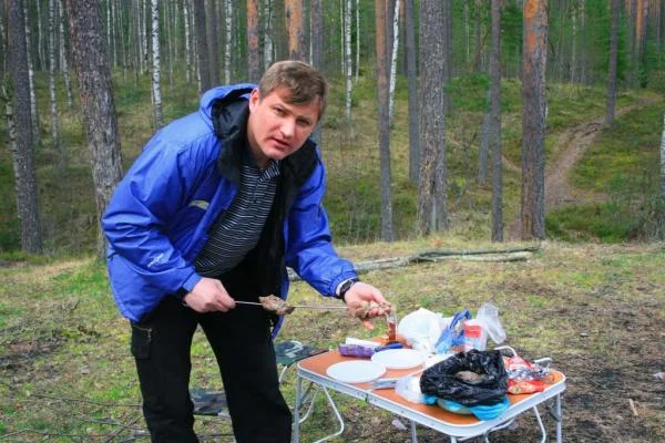 а шашлычок под коньячок...