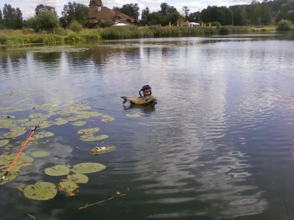 Когда под водой увидел, думал на 10 ку потянет...