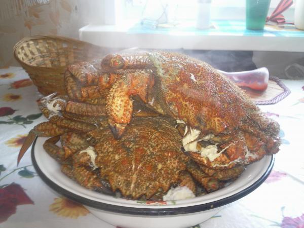 краб волосатик