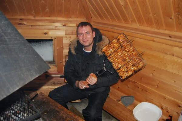 мясо на углях
