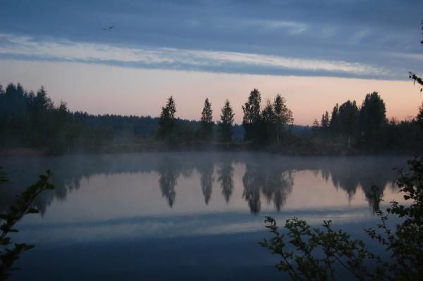 начало рассвета...