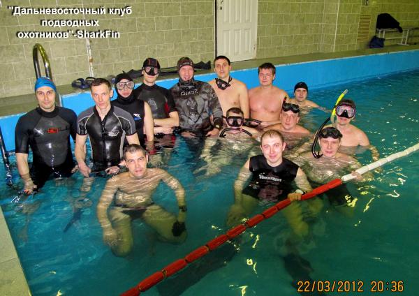 Последние тренировки в морской пехоте, перед открытой водой.