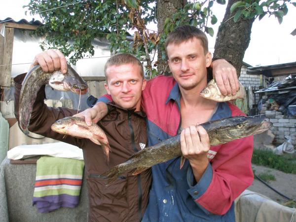 с братом после бредня