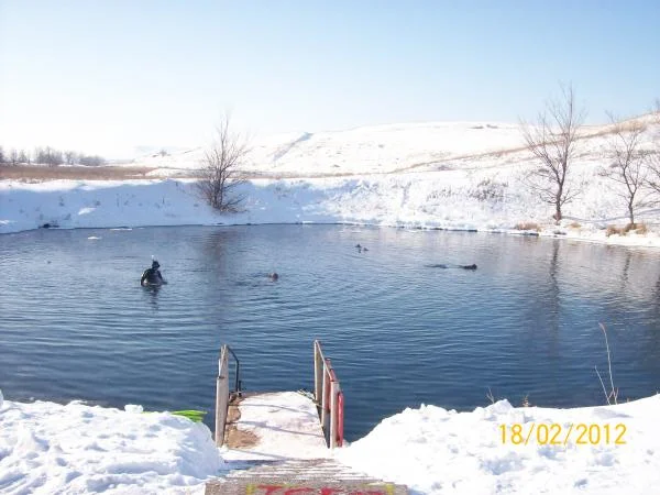 сероводородное озеро, кастровая воронка.. глубина 17, 5 метра