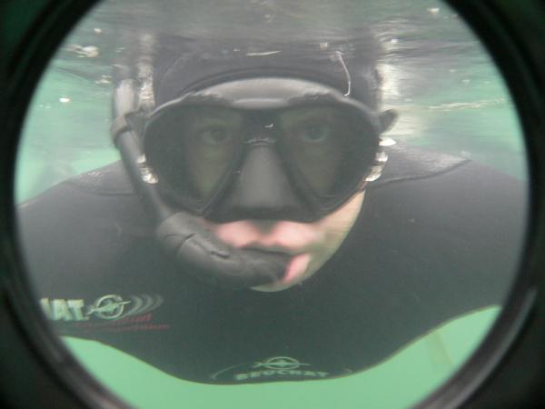 случайное фото из иллюминатора подводной лодки