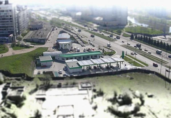 Tilt shift, Игрушечный город