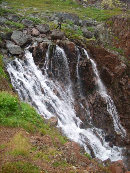 Водопад возле Териберки