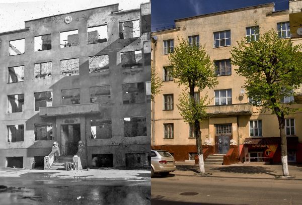 знаменитый "Дом со львами" в центре города